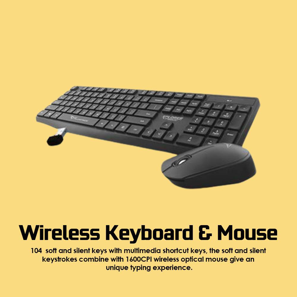 Xplorer Air 6600 Wireless Keyboard & Mouse Combo